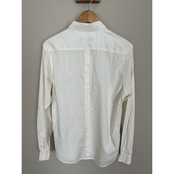 Ben Sherman Mens White Long Sleeve Button Down Shirt, Size L - Picture 2 of 5